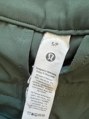 Lululemon Tapered-Leg Mid-Rise 7/8 Pant Luxtreme Small Dark Forest W5FWDS thumbnail 4