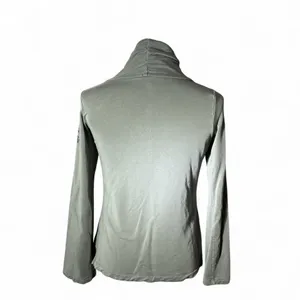 REI Floral‎ Granola Cowl Neck Pullover Womens M Grey Gorpcore Kangaroo Pocket thumbnail 2