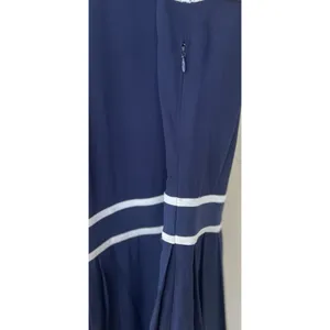 NWT Sporty & Rich Phoebe Dress Women’s Medium Navy White Preppy Tennis Academia thumbnail 4