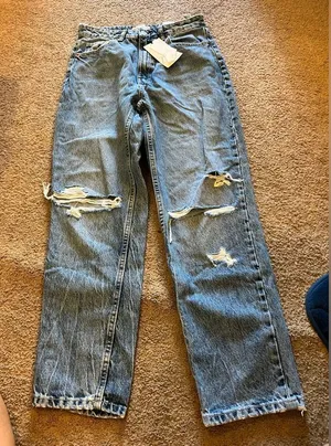 NWT Zara high rise ankle jeans 6‎ thumbnail 1