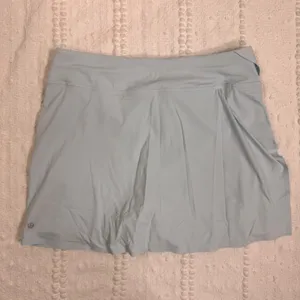 Lululemon Super-High-Rise Side-Slit Tennis Skirt Powder Blue W8AFKS Size 12 thumbnail 4