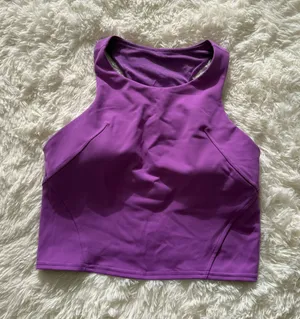 Lululemon Racerbank Tank - Purple Size Medium Built in Bra with Padding thumbnail 1
