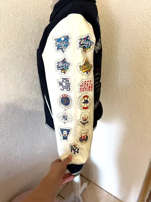 New York Yankees Bomber Blue Size L thumbnail 4