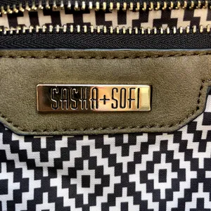 Sasha + Sofi Faux Leather Backpack Olive Brown thumbnail 5