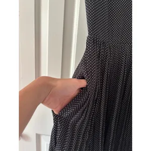 Jack Wills Black White Polka Dot Sleeveless Pleated Shirt Dress Women’s US 2 thumbnail 11