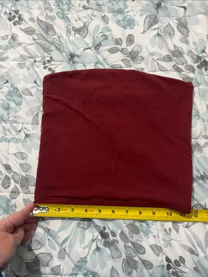 John Galt Brandy Melville Women’s Burgundy Tube Top Size XS or Small thumbnail 5
