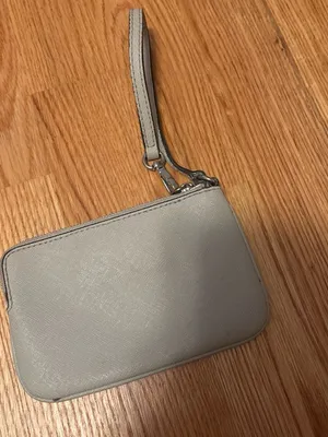 Michael Kors Taupe Wristlet Clutch thumbnail 3