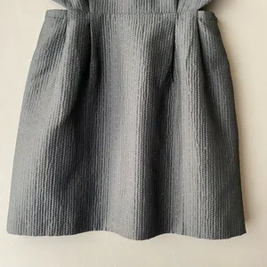 Madewell sz 12‎ black & metallic gold sparkle midriff cut out sheath mini dress thumbnail 4