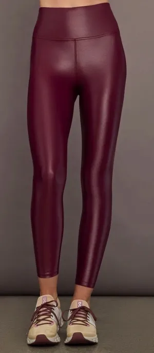 Carbon38 High Rise 7/8 Legging in Takara Shine - Fig thumbnail 1
