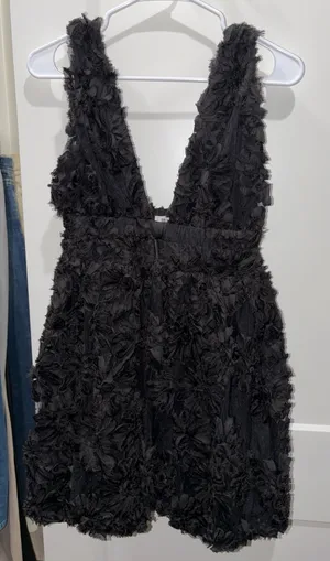 Black Mini Dress Size M thumbnail 3