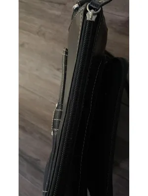 Y2K Black Leather Satchel Buckle Handbag thumbnail 4