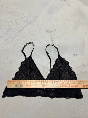 Madewell Black Lace Bralette medium thumbnail 2