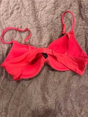 Aerie Red Women's push up T-Shirt Bra - Smooth Padded Support thumbnail 2