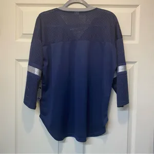 NFL Dallas Cowboys Jersey Starter Mesh Top Lace Up Neckline Blue White Large NWT thumbnail 8