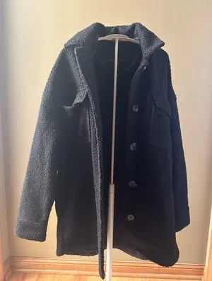 Black Shacket Jacket Size M thumbnail 1