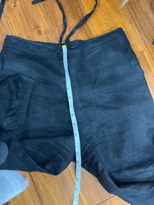 Brand New linen Set , pants and Top Black Size M thumbnail 4