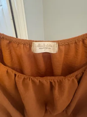Altar'd State Super cute cropped tie top thumbnail 2