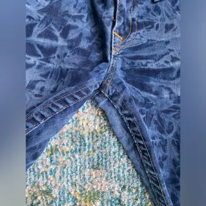 True Religion blue tie dye pattern skinny jeans with flap pockets, size 30 thumbnail 10