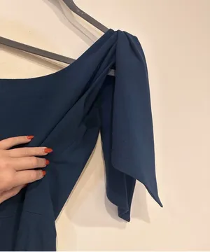Dress the Population Georgina Peacock Blue Gown NWT thumbnail 8