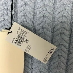Industry‎ Low Tide Cable Knit Short Sleeve Sweater Size Medium thumbnail 3