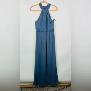 LULU'S Beyond Explanation Slate Grey‎ Maxi Dress Size Medium thumbnail 8