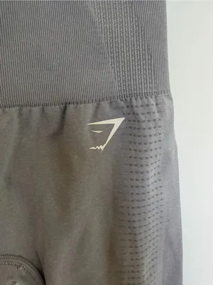 Gymshark Vital Seamless Leggings Gray High‎ Rise XS Athletic Workout thumbnail 2
