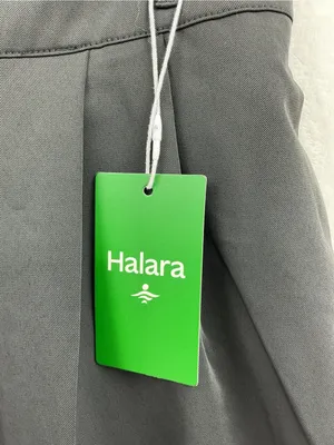 NWT HALARA Black High-Rise Wide-Leg Trousers 1183 thumbnail 5