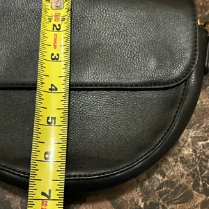 Forever 21 saddle bag Black Crossbody Bag with Gold - tone Chain thumbnail 7