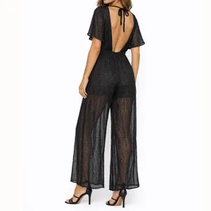 Line &‎ Dot - Textured Open-Back Wide Leg Jumpsuit thumbnail 2