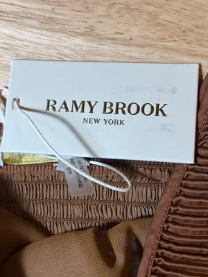 Ramy Brook Kathy Ruffle Peplum Top in Copper BNWTS $325.00 thumbnail 10