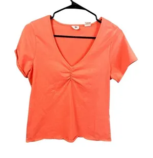 Levi's Women's Peach Short Sleeve Top thumbnail 1
