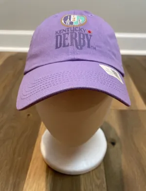 Kentucky Derby 148 Lavender Rhinestone Hat Churchill Downs Equine Artwear OS NWT thumbnail 1
