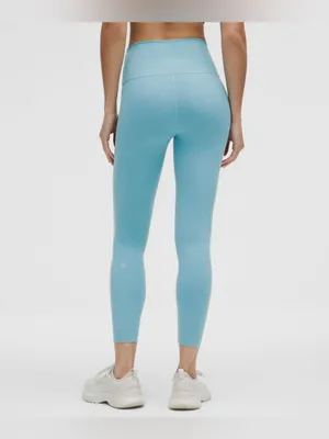 Lululemon Wunder Train High-Rise Tight 25” Washed Blue Size 4‎ Leggings thumbnail 2