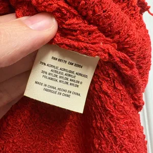 Moth Anthropologie Vera Red Sleeveless Sweater Size XL thumbnail 3