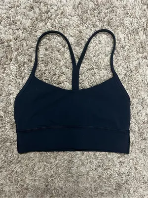 Lululemon Flow Y longline sports bra black Nulu - 4 thumbnail 9