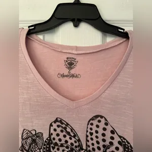 Lauren Moshi Minnie Mouse Women’s Pink Sweater Size Medium thumbnail 8