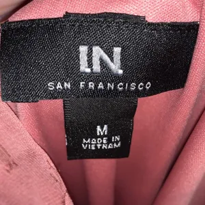 NWT‎ I.N. San Francisco Pink Swiss Dot Ruffle Sleeve Tie Back Dress thumbnail 6