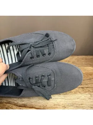 Black Lace Up Shoes Size 6 thumbnail 3