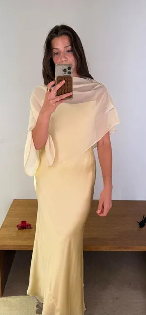 Reformation Lilibeth Silk Dress thumbnail 1