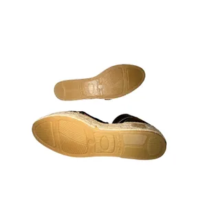 Jutelia Embroidered Floral Espadrille Platform‎ Sandals Black EU 40 New Boho thumbnail 6