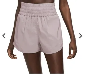 Nike One Women's Dri-FIT Ultra High-Waisted 3"‎ Brief-Lined Shorts, Purple, Sz S thumbnail 1