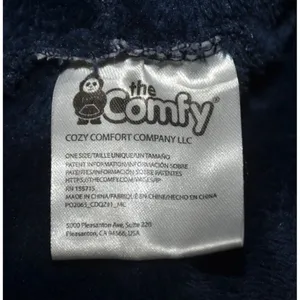 The Comfy Original Quarter-Zip Wearable Blanket Navy Blue One Size SO Soft Cozy thumbnail 9