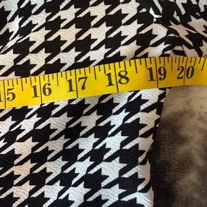 SHEIN Houndstooth Lapel Collar Single-Button Blazer Casual Chic Jacket, XS thumbnail 3