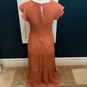 🎉Host Pick🎉 By the River flutter sleeve smocked midi dress thumbnail 2