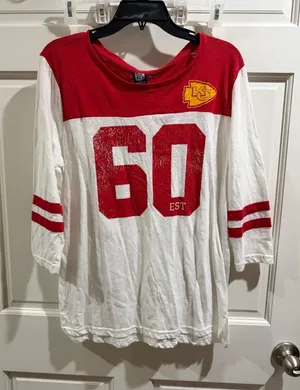Kansas City Chiefs Women's 3/4 Sleeve Shirt Size XL thumbnail 1