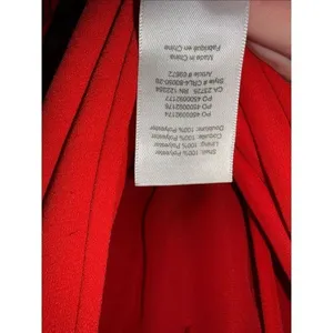 Wilfred Aritzia High Neck V-neck Back Red Romper Size Small Pockets #784 thumbnail 8