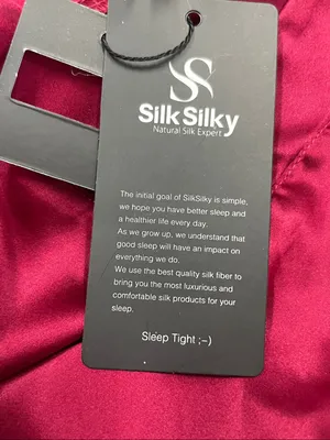 Women's 100% silk SilkSilky Satin A-Line Dress in Deep Magenta size L thumbnail 5