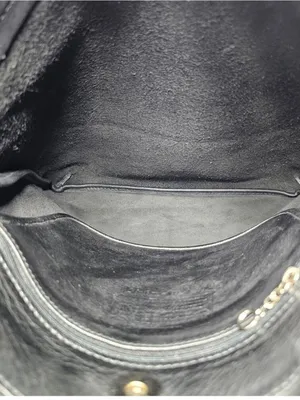 Coach Black Leather Chelsea Hippy Flap Messenger Crossbody Bag - Costa Rica 2000 thumbnail 9