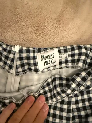 Iggy Princess Polly Gingham Pants Black White thumbnail 4