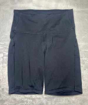 all in motion High-Rise Bike Shorts — Black thumbnail 1
